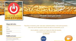 Desktop Screenshot of elpoderdelaoracion.com